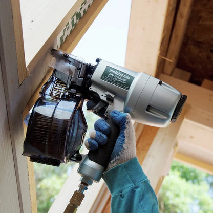 Metabo HPT Coil Siding Nailer, 1-1/2 inch to 2-1/2 inch Siding Nails, Side load, Tilt Bottom Magazine (NV65AH2)