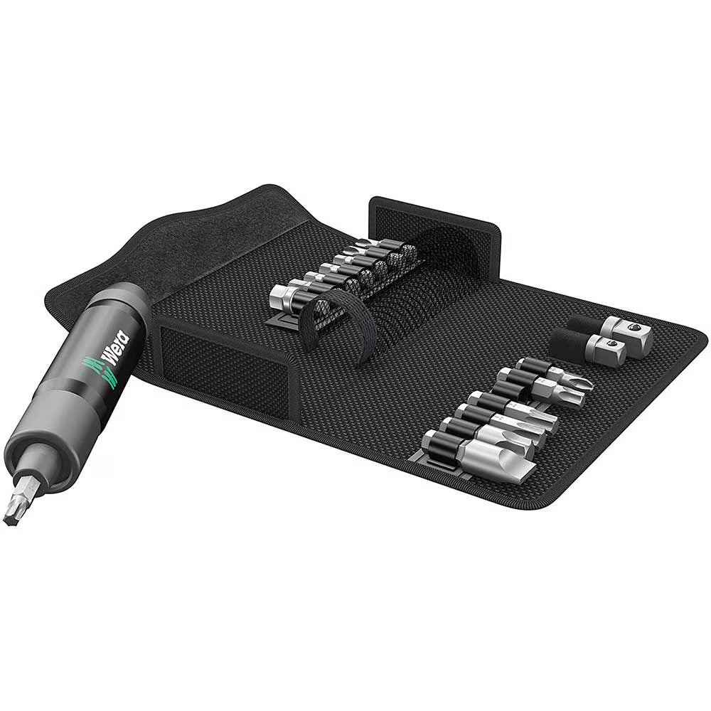 Wera Impact Driver Set (17-Piece) - 90 Nm Manual Screwdriver Kit with Hex & TORX Bits in Textile Box