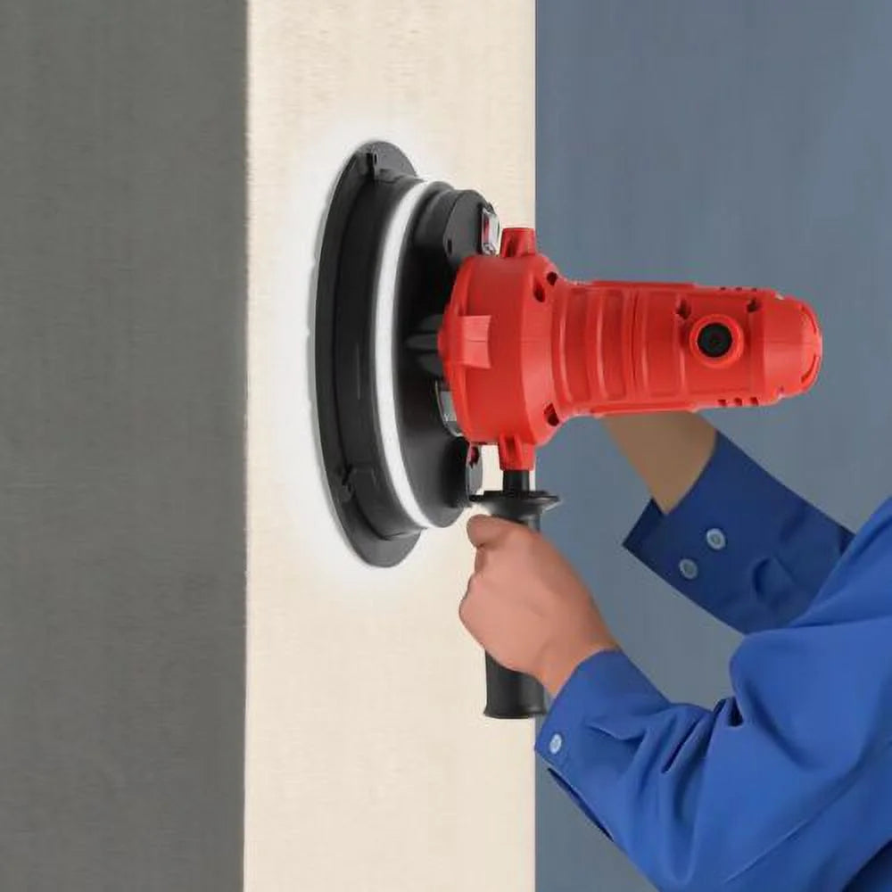 1200W Electric Drywall Sander Auto Vacuum & LED Variable Speed Dry Wall Sanding
