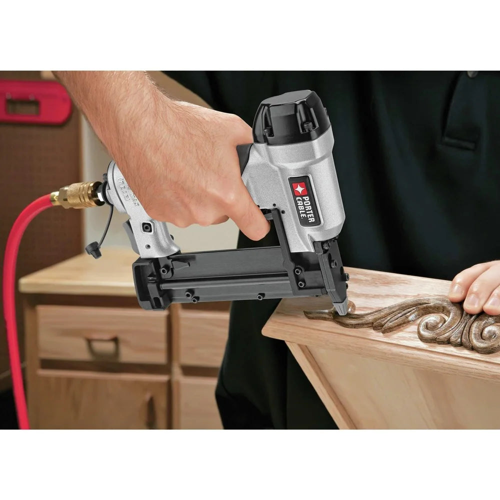 Restored Porter-Cable PCFP3KITR 3-Piece Nailer and 0.8 HP 6 Gallon Oil-Free Pancake Air Compressor Combo Kit (Refurbished)