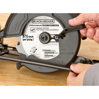 BLACK+DECKER 20V MAX* POWERCONNECT 5-1/2 in. Cordless Circular Saw, Tool Only, (BDCCS20B)