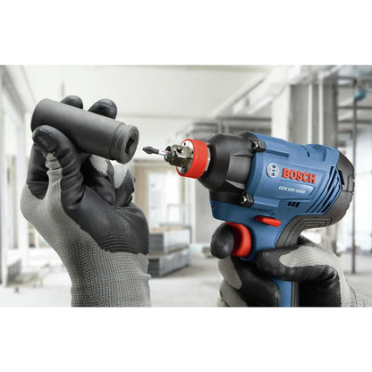 Bosch GDX18V-1600B12 18V Freak Lithium-Ion 1/4 in. and 1/2 in. Cordless Two-In-One Bit/Socket Impact Driver Kit (2 Ah)