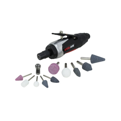 EXELAIR by Milton 50-PC Professional Automotive Composite Air Tools & Accessory Kit w/High Torque Impact Wrench