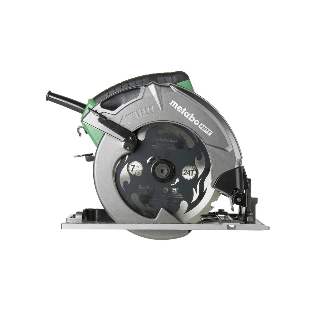 Restored Metabo HPT C7SB3M 15 Amp Single Bevel 7-1/4 in. Corded Circular Saw with Blower Function, and Aluminum Die Cast Base (Refurbished)