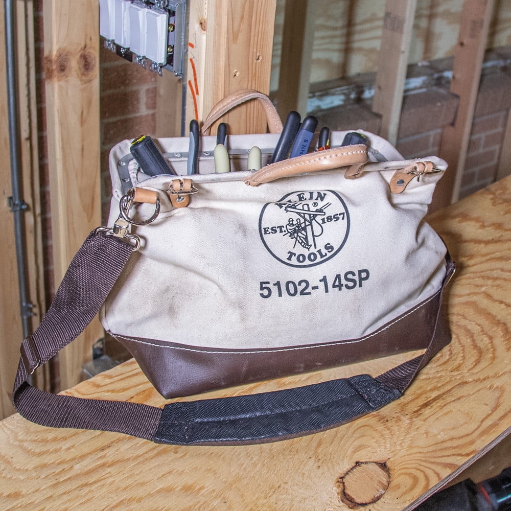 Klein Tools 14" Deluxe Canvas Tool Bag