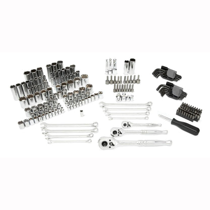 Master Mechanic 205 Piece Mechanics SAE Metric Socket & Tool Set with Case