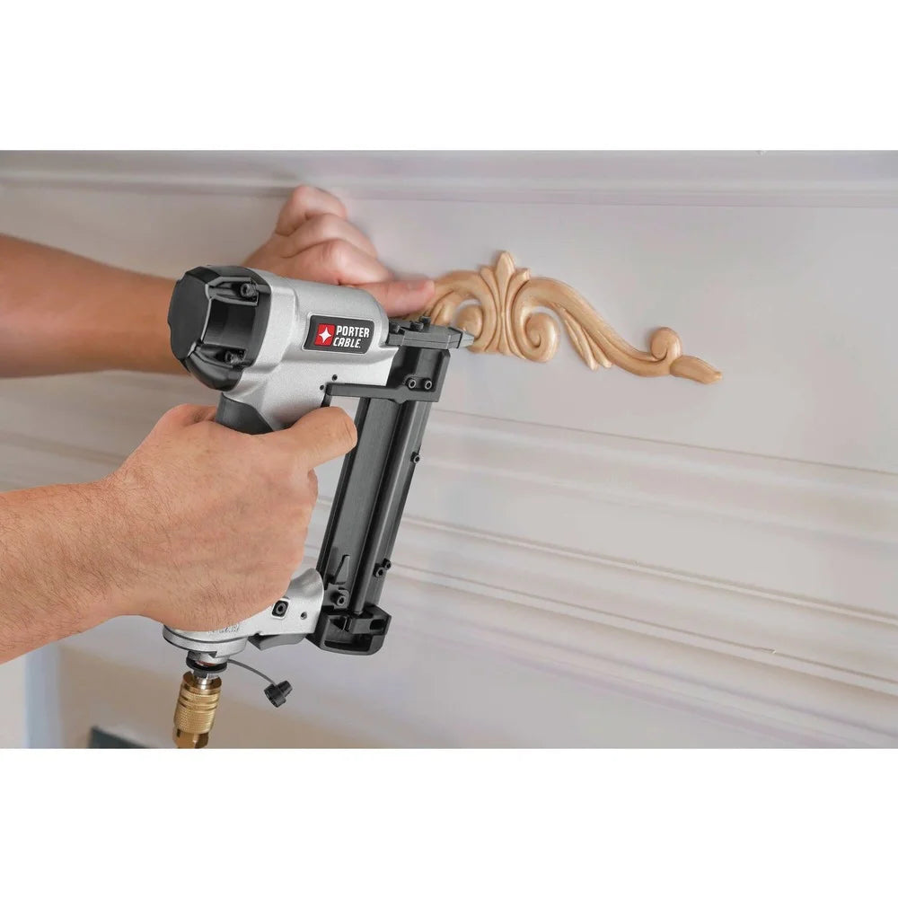 Restored Porter-Cable PCFP3KITR 3-Piece Nailer and 0.8 HP 6 Gallon Oil-Free Pancake Air Compressor Combo Kit (Refurbished)