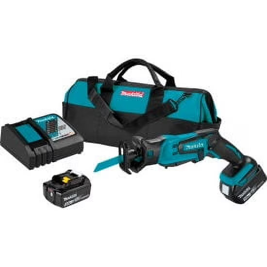 Makita LXT Cordless Compact Recipro Saw Kit 5.0Ah Lithium-Ion 18V 0-3000 RPM