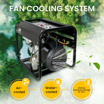 TUDIVING 4500Psi PCP Air Compressor Double Cylinder Auto-Stop High Pressure Air Pump 40L/min 110V