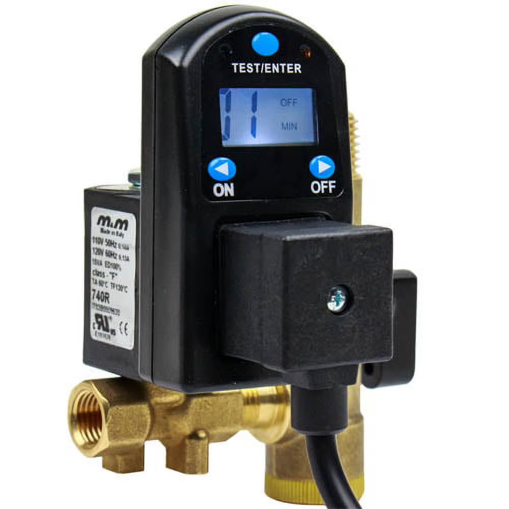 Digital Automatic Electronic Air Compressor Tank Drain Valve Moisture Timer 110v