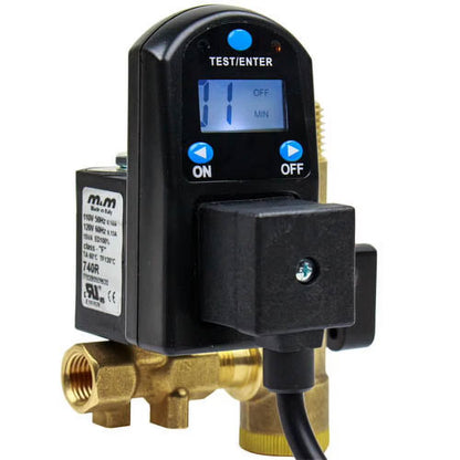 Digital Automatic Electronic Air Compressor Tank Drain Valve Moisture Timer 110v