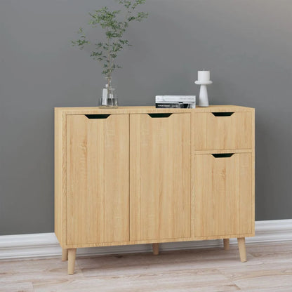 vidaXL Sideboard Console Cabinet with Storage for Bedroom Engineered Wood
