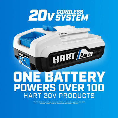 HART 20-Volt 1/2-inch Cordless Hammer Drill Kit, Gen2