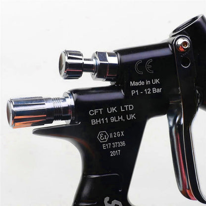 DeVilbiss GTI Pro Lite TE20 1.3mm Nozzle Professional Spray Gun, 600ml Cup