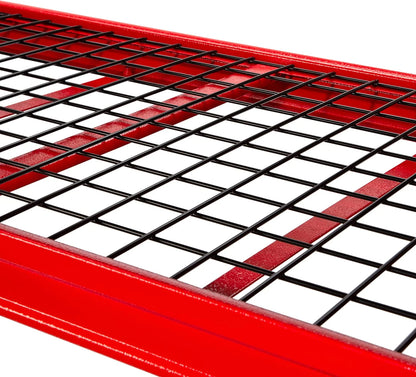 Craftsman 2-Shelf 3-Foot Tall Stackable Tool Chest Depth Storage Rack, 2-Pack, Red 3-Feet, 2 Set
