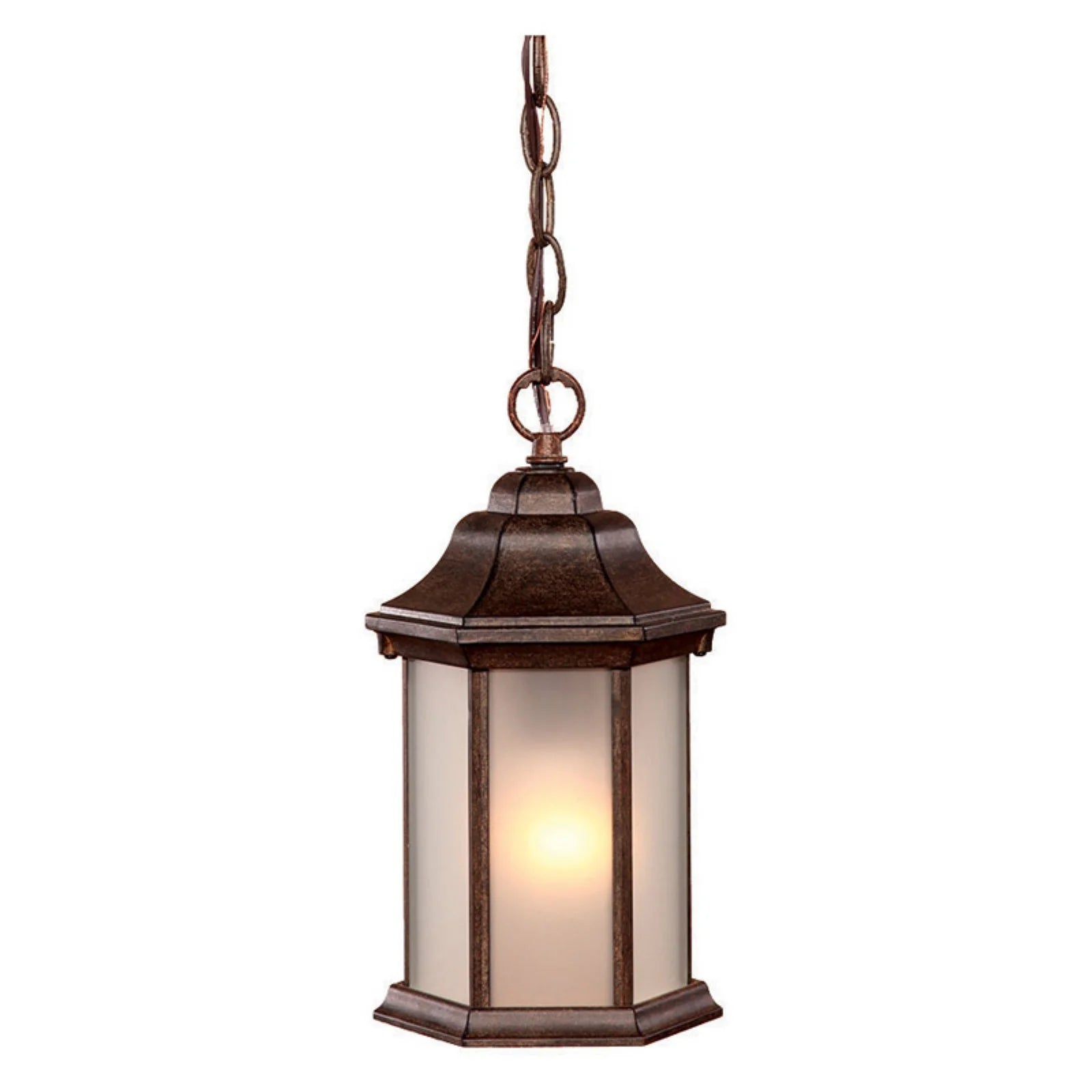 5185BK-Acclaim Lighting-Madison - One Light Outdoor Hanging Lantern - 6 Inches Wide by 12 Inches High