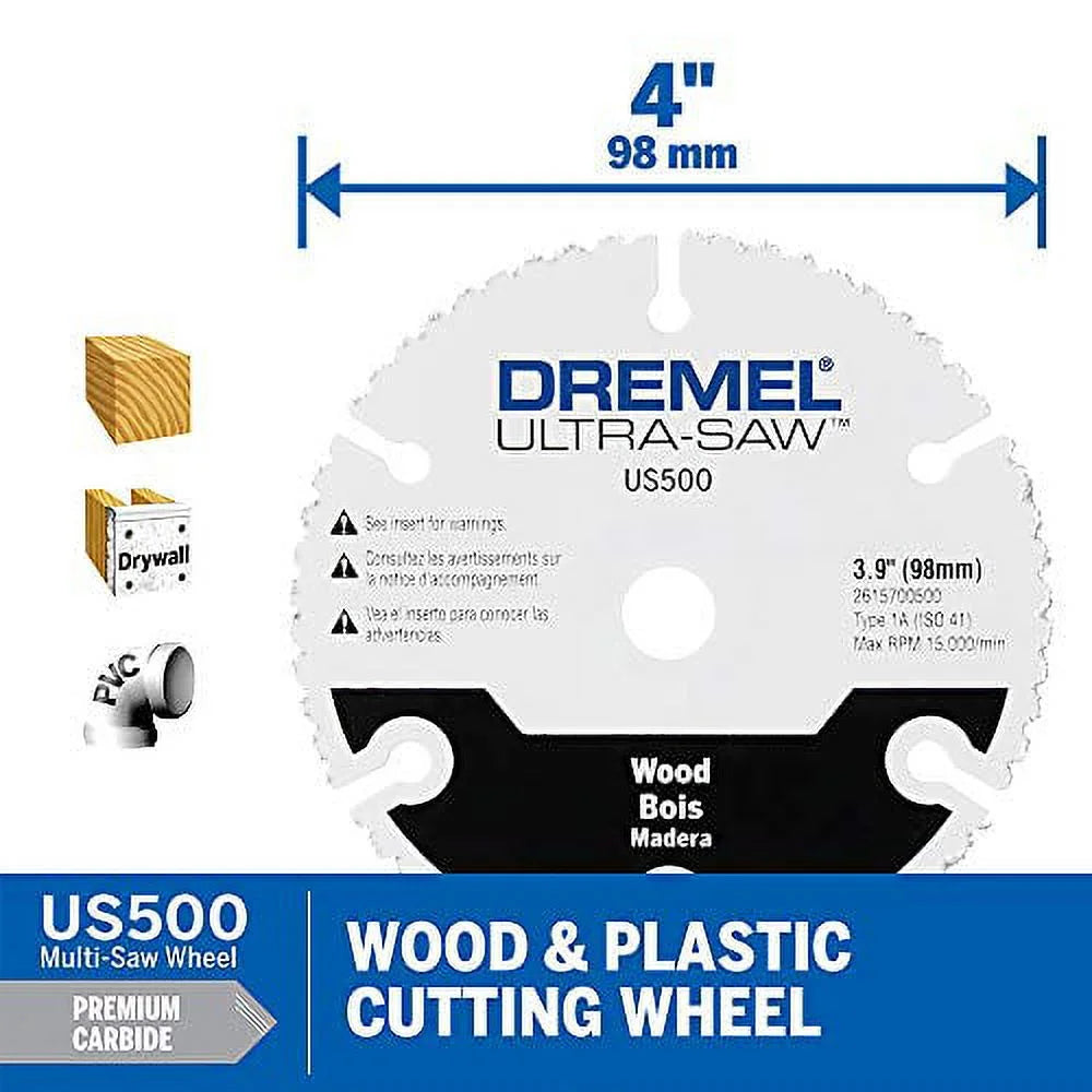 Dremel US40-04 7.5 Amps 4 in. Ultra-Saw Corded Brushless Compact Circular Saw Tool Kit