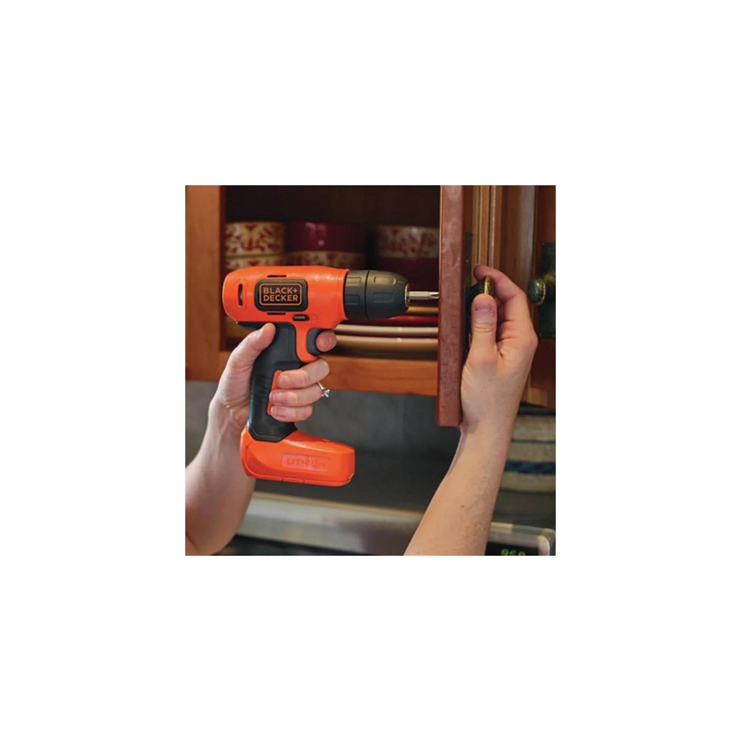 BLACK+DECKER 8V MAX* Cordless Drill Project Kit, BDCD8PK