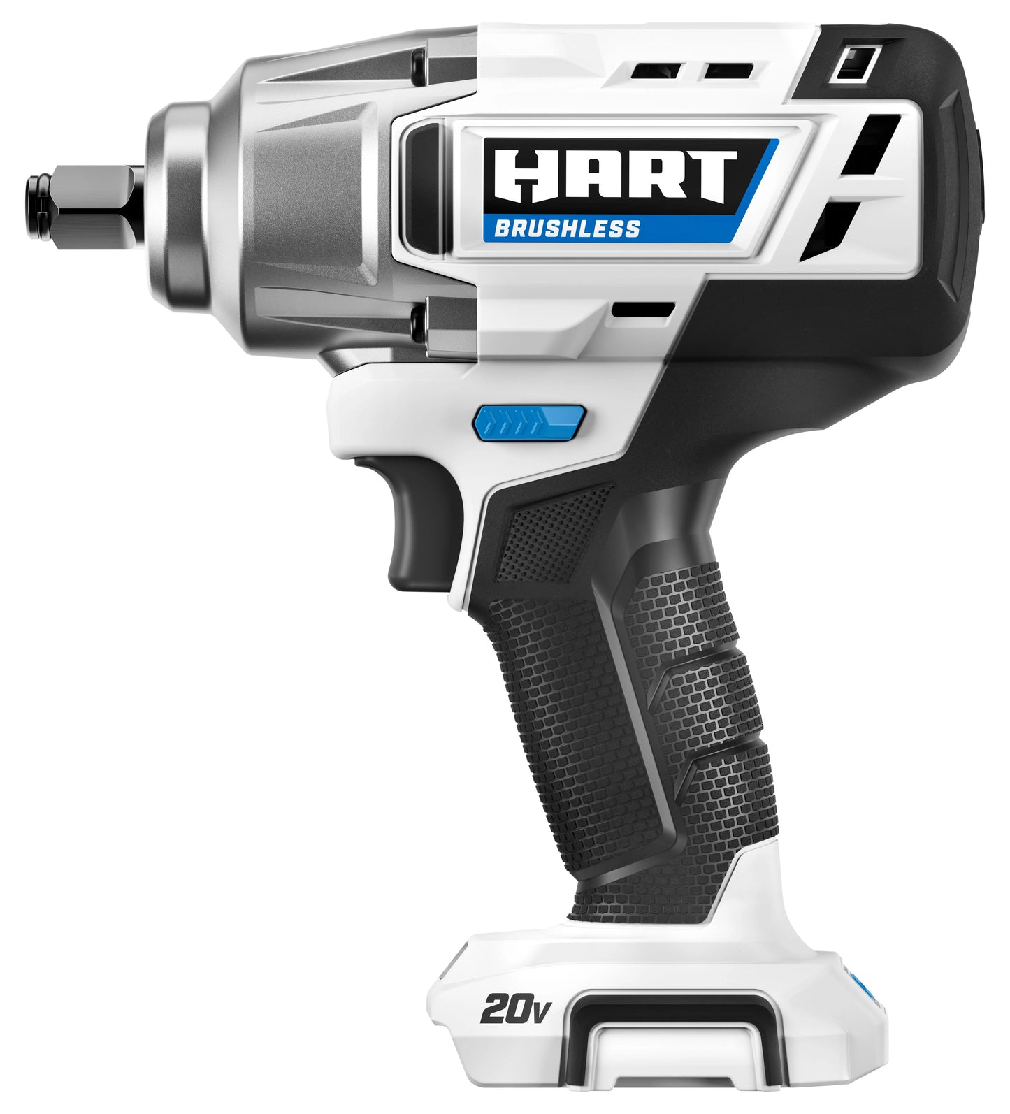 HART 20-Volt 1/2-inch Battery-Powered Brushless Impact Wrench (Battery Not Included)