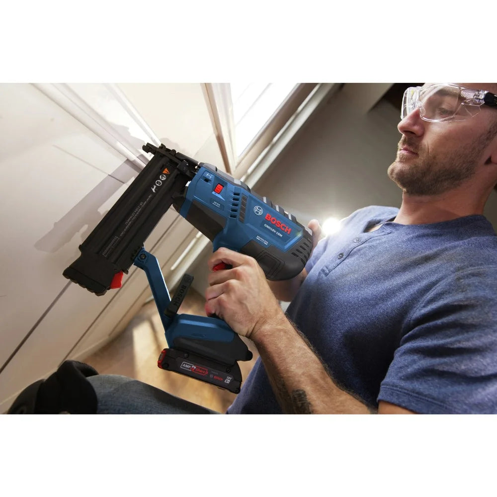Restored Bosch GNH18V-18MB12-RT 18V Lithium-Ion Brushless Cordless 18-Gauge Brad Nailer Kit (2 Ah) (Refurbished)