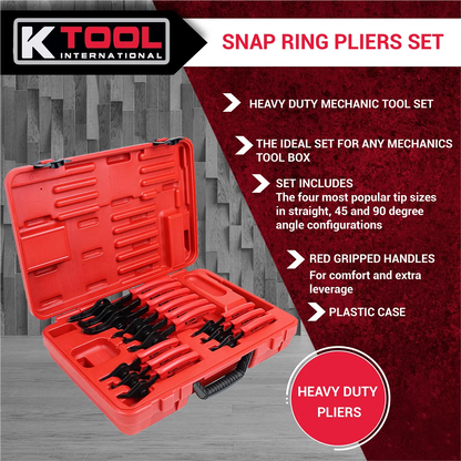 K-Tool International KTI-55112 Snap Ring Plier Set