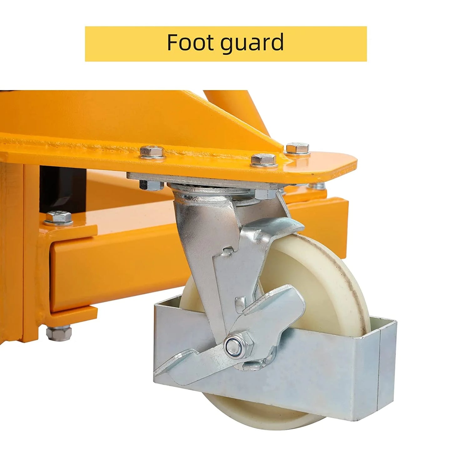 APOLLOLIFT 2200lb Hydraulic Hand Walkie Pallet Stacker, 63" Lifting Manual Forklift with Adjustable Fork