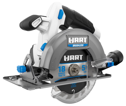 HART 20-Volt Brushless 5-1/2-inch Compact Battery-Powered Circular Saw (Battery Not Included) New Condition