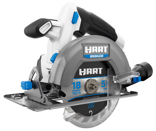 HART 20-Volt Brushless 5-1/2-inch Compact Battery-Powered Circular Saw (Battery Not Included) New Condition