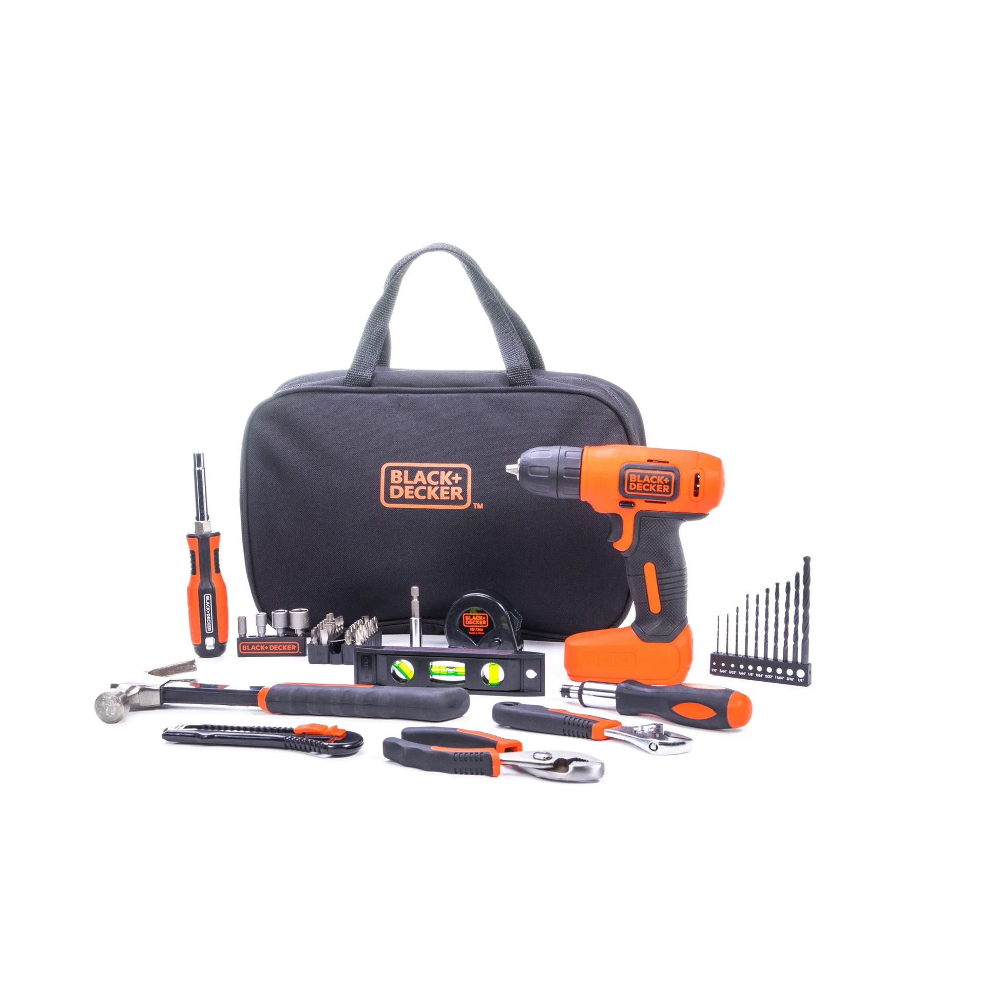 BLACK+DECKER 8V MAX* Cordless Drill Project Kit, BDCD8PK