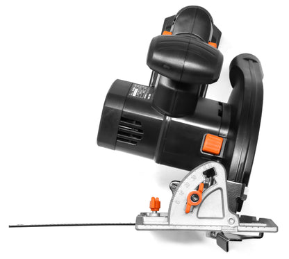 WEN 20V Max 6.5-Inch Cordless Circular Saw with 4.0 Ah Lithium-Ion Battery and Charger