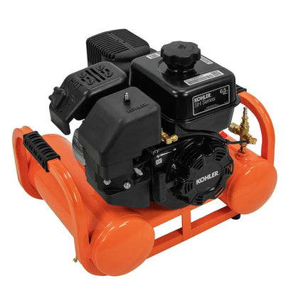 Industrial Air CTA6590412 Steel Orange 6.5 HP 155 PSI Oil-free Air Compressor 4 gal
