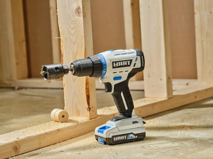 HART 20-Volt 1/2? Drill/Driver 2-Pack 4AH Battery Kit Bundle