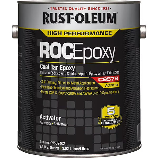 Rust-Oleum Coal Tar Epoxy Activator,C9578,1 gal,Can C9502402