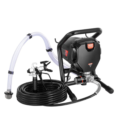 VEVOR Stand Airless Paint Sprayer, 3000PSI 750W Efficient Electric Airless Sprayer,for Home Interior and Exterior Furniture and Fences, Handheld Paint Sprayers, Fine and Even Painting Effect