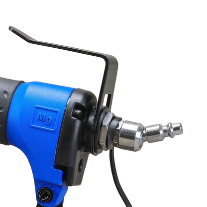 Estwing EFS105 Pneumatic 10.5-Gauge 1-9/16" Fencing Stapler with Adjustable Metal Belt Hook, 1/4" NPT Industrial Swivel Fitting, and Bag