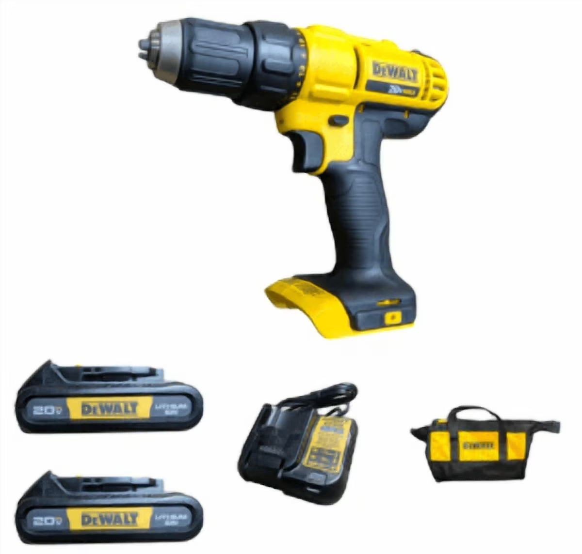 DeWALT DCD771C2 - 20V 1.3Ah Cordless Drill/Driver Kit