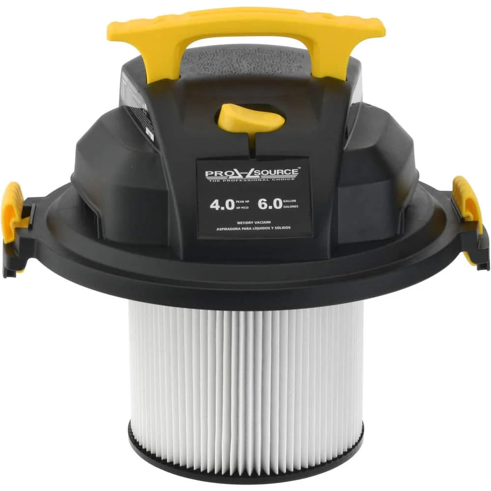 PRO-SOURCE 6 Gallon Wet/Dry Vacuum with Attachments