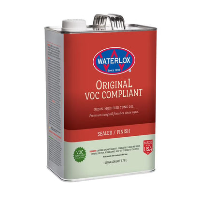 1826726 WOOD FINISH MEDIUM 1QT Waterlox Medium Clear Oil-Based Wood Finish 1 qt (Pack of 6)