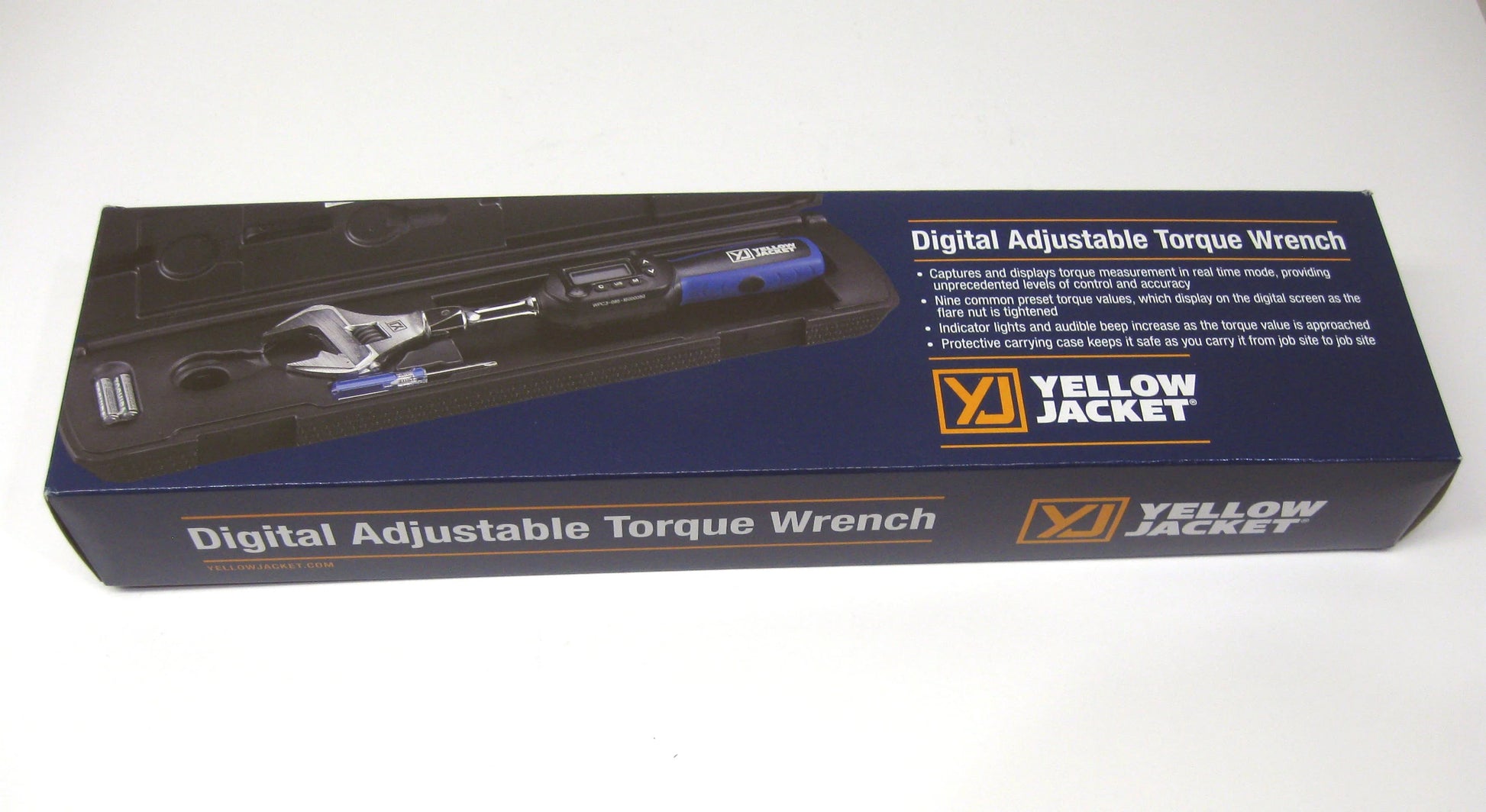 Yellow Jacket 60648 Digital Adjustable Torque Wrench 752 in-lb Torque 10.6 in