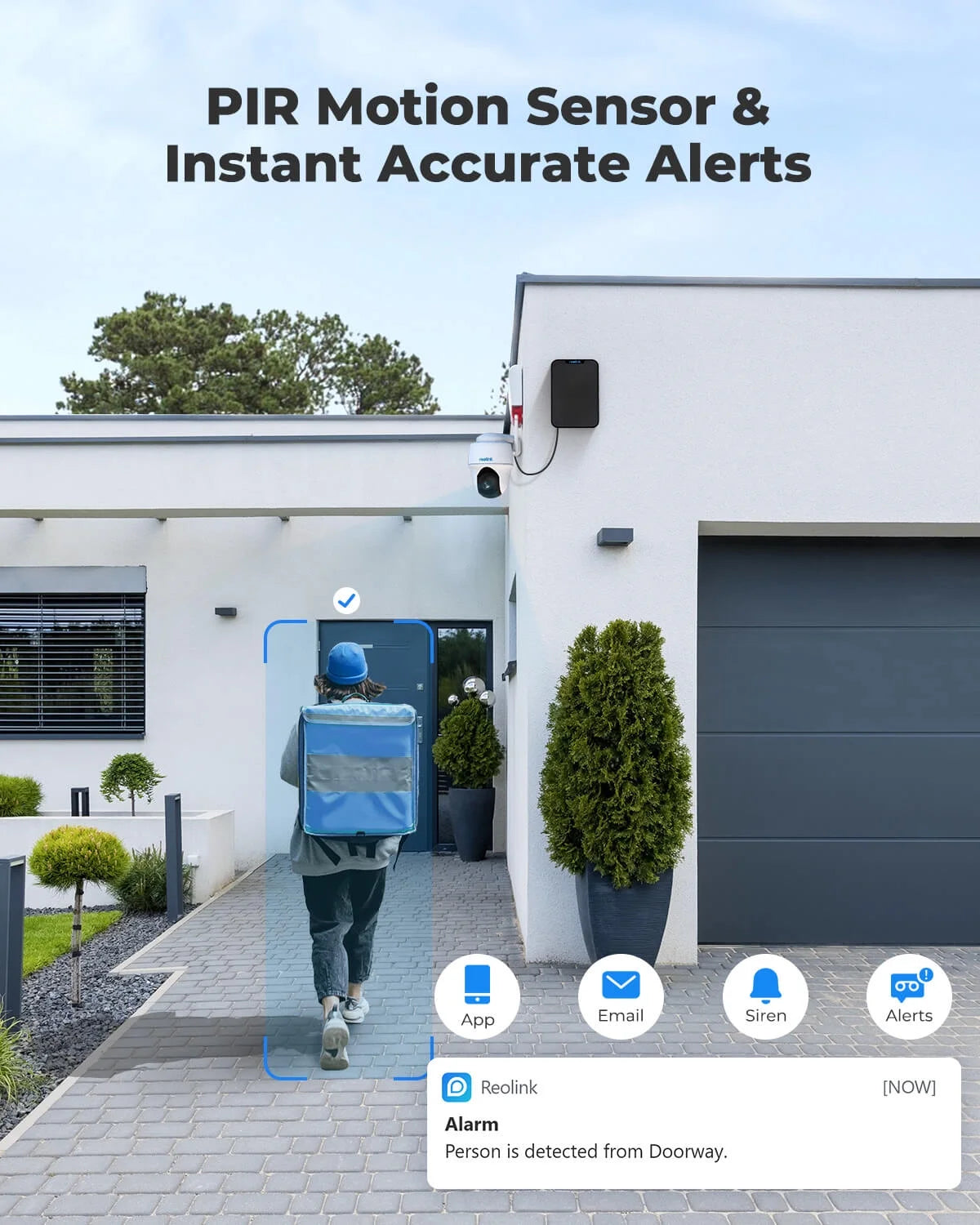 Reolink Argus 5MP PT Outdoor Wireless Battery Wifi Security Camera Night Vision 2-Way Talk Add Solar
