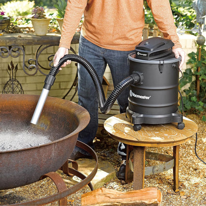Vacmaster 6 Gal 120V Portable Corded Electric Ash Vacuum w/Wheels, Black