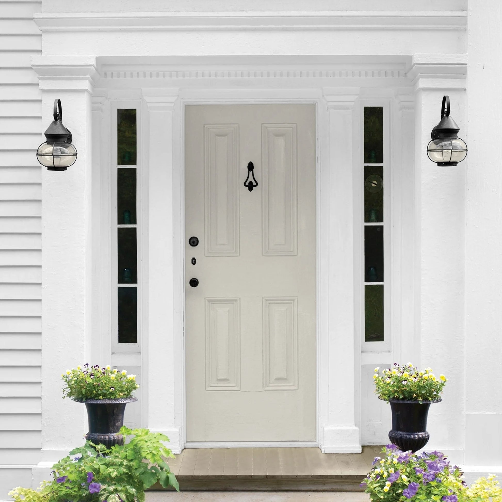 Glidden Fundamentals Swirling Smoke/Beige Semi-Gloss Exterior Paint, 5 Gallon