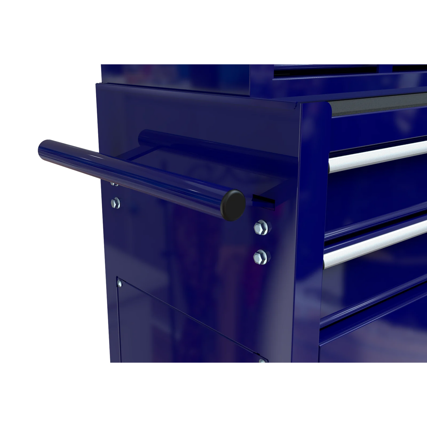 Pouseayar 8-Drawer High Capacity Rolling Tool Chest Storage Cabinet, Blue