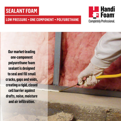 HANDIFOAM CYLINDER FOAM SEALANT, w/Accessories - 260 OZ