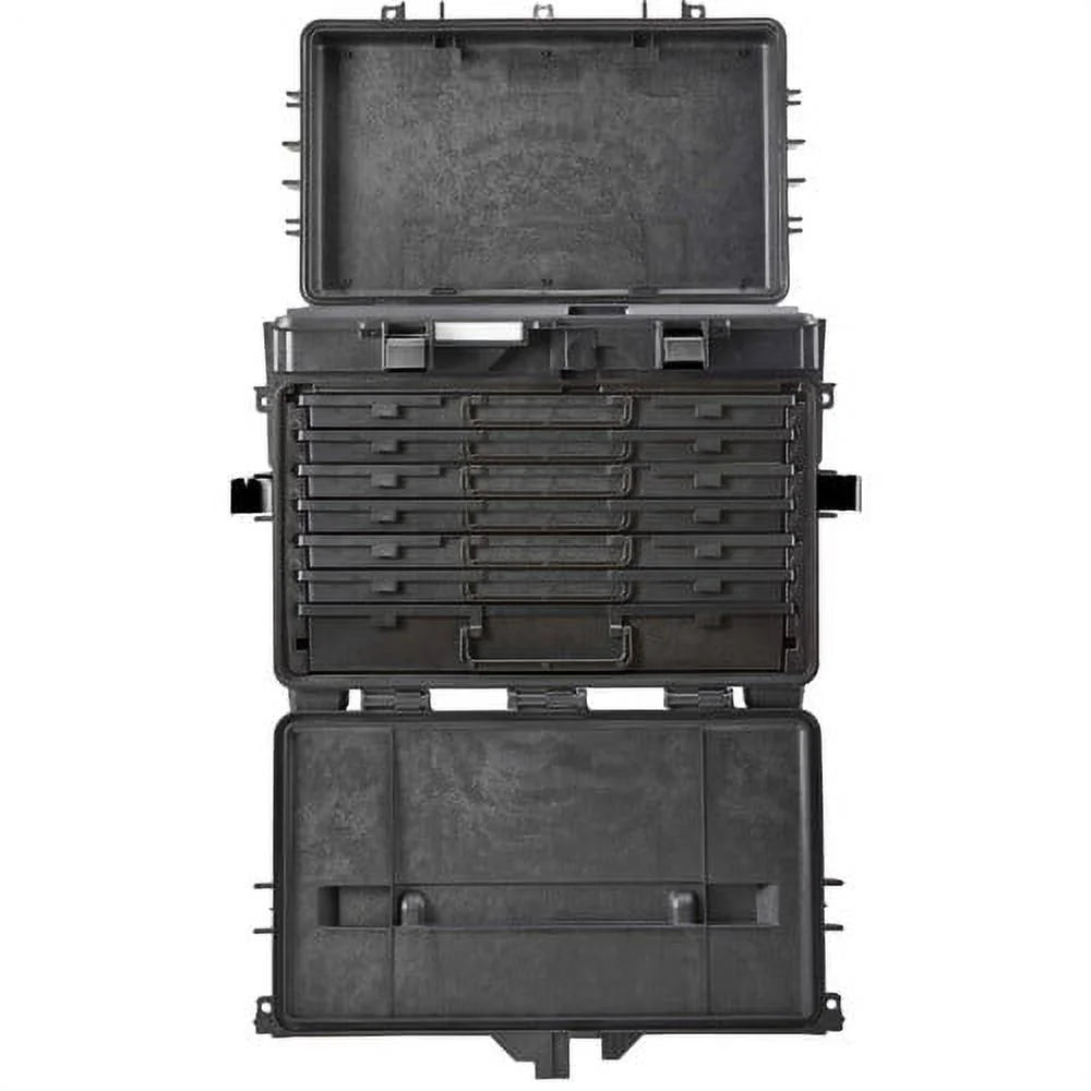 Explorer Cases 5140 Hard Wheeled Tool Chest w/Six 30mm, One 60mm Drawers(Black)