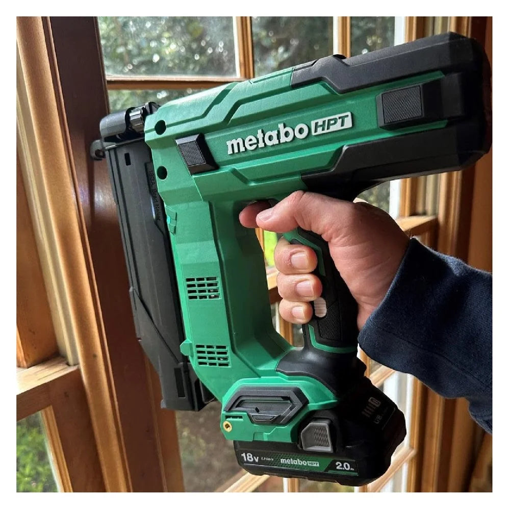 Metabo HPT 18V MultiVolt Brad Nailer + Impact Driver Combo Kit, KC18DEXQD