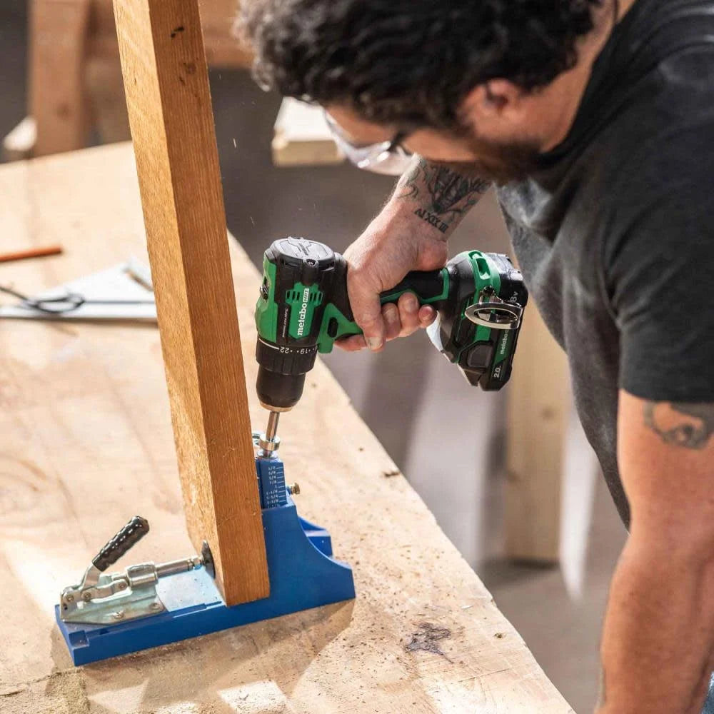 Metabo HPT 18V MultiVolt Cordless Brushless Driver Drill & Impact Driver Combo Kit, Includes 2 Lithium-Ion Batteries, Case and Charger, KC18DEXQB
