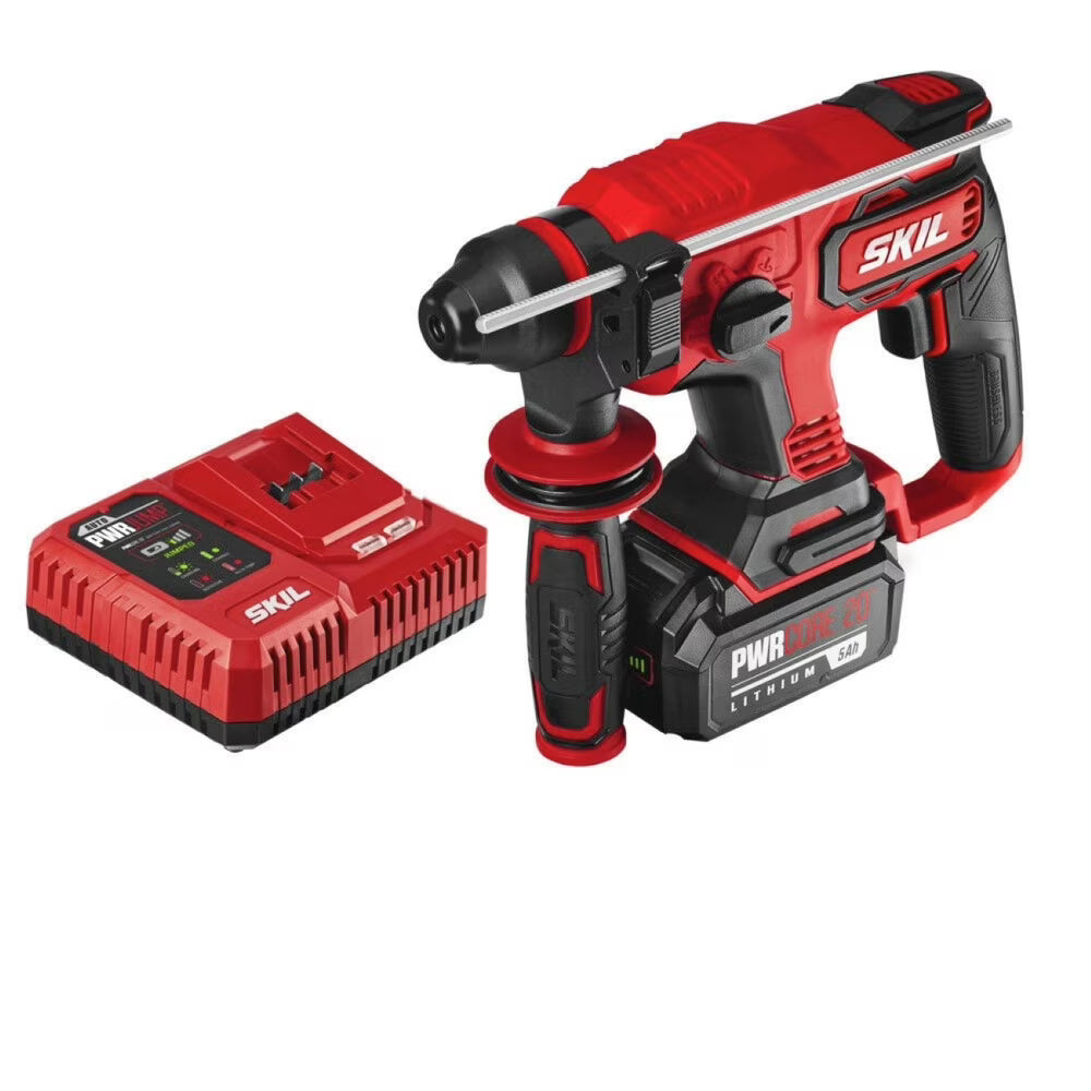 Skil RH1704-1A 20V PWRCORE 20 Brushless Lithium-Ion 7/8 in. Cordless Rotary Hammer Kit (5 Ah)