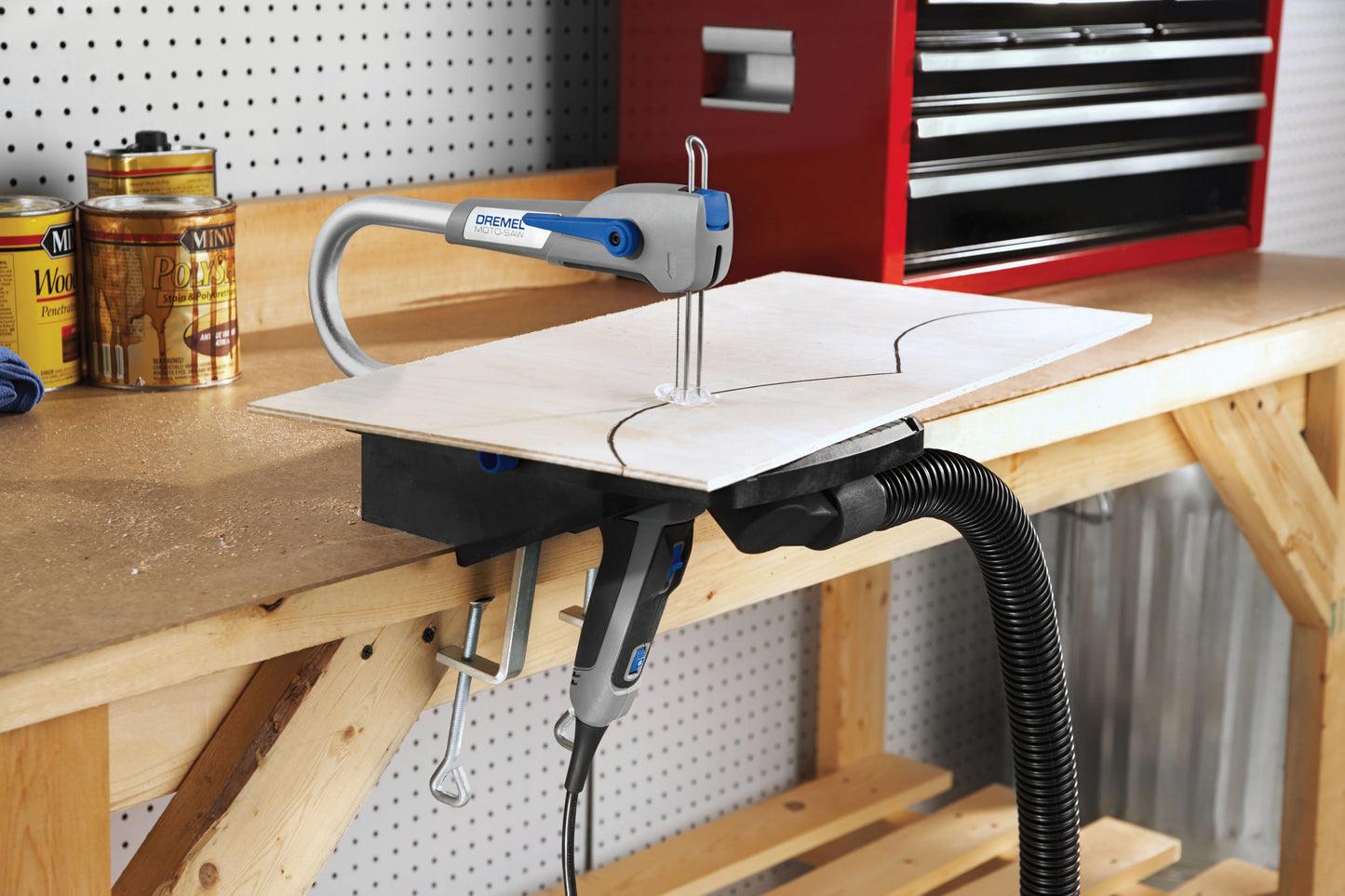 Dremel MS20-01 Moto-Saw 0.6 Amp Corded Scroll Saw for Plastic, Laminates, and Metal