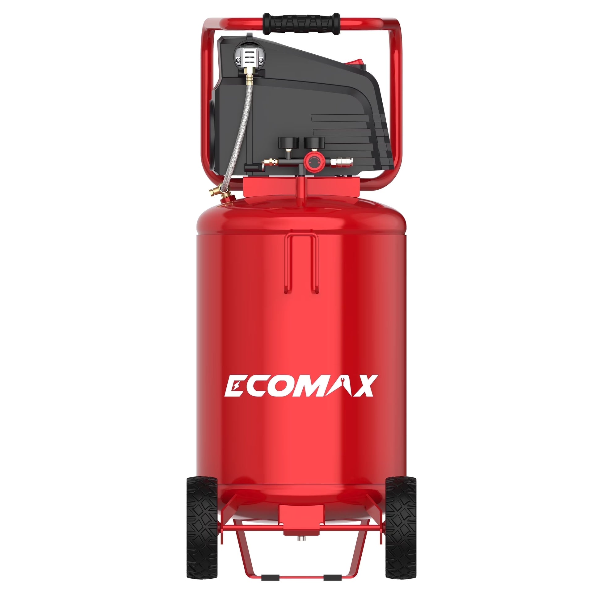 Ecomax 20 Gallon Portable Air Compressor, 150 PSI 1.5 HP Oil-Free Electric for Home Garage & Shop